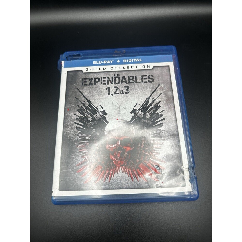 The Expendables 1, 2 & 3 3-Film Collection (Blu-ray + Digital) DAMAGED CASE